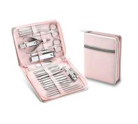 Manicure Pedicure Kit, 26-Piece Manicure Set Stainless Steel Pedicure Kit w/Nail Cutter,Nipper Care Tools