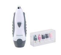 Grundig Manicure Set Electric 5-in-1 - Manicure Set for Hands and Feet - Electric Pedicure Devices with 5 Attachments - Compact Set for Home and Travel