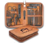 Manicure Pedicure Set Professional Manicure Pedicure Kit 26 Pieces Black Stainless Steel Nail Clippers for Men and Women Nail Clippers Scissors Nail Clippers for Hand and Foot Nails