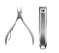 Manicure & Pedicure Tools Set - Professional Cuticle Nippers, Metal Cuticle Pusher, Cuticle Cutter, Nail Prep Kit for Nail Care & Cuticle Grooming (ZJGJTZ03)