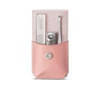 Manicure Set 3PCS Manicure Set, Nail Clippers & Nail File & Ear Digging Spoon, Personal Portable Nail Clipper Set, Personal Travel Nail Care Tools for Men Women Nail Clipper Kit(Pink)