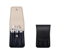 Manicure Set 6Pcs Professional Stainless Steel Pedicure Kit Grooming Kit Fingernail & Toenail Clippers Set Manicure Kit with,Black