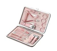 Manicure Set Manicure Set Household Ear Spoon Scissors for Men Nail Clippers Rose Gold 18piece Diagonal Exfoliating Stainless Steel Nail Clipper Kit