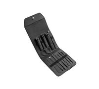Manicure Set，Nail Clipper Set， Pack of 12 Multicolor Stainless Steel Nail Clipper Set for Manicure and Pedicure(Black)