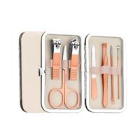 Manicure Set，Nail Clipper Set， Stainless Steel Manicure Pedicure Set With Ear Cleaning Multicolor Pack Of 7(Gold)