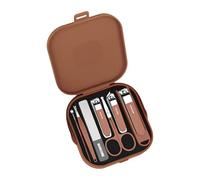 Manicure Set Nails Clippers 7Pcs Stainless Steels Nails Care Kits Pedicure With Travel Case Women Men Nail Clippers Kit For Women Men