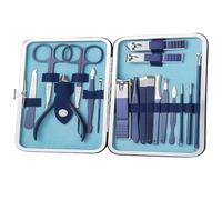 Manicure Set Pedicure Kit Nail Clippers Set Fingernail Clipper Set Ingrown Toenail Nail Kit Scissor Nail Trimmer Kit Women and M,18,Piece Set