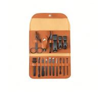 Manicure Set Pedicure Nail Clippers Set Travel Hygiene Kit Stainless Steel Cutter Care Set Scissor Tweezers,16 Piece Set