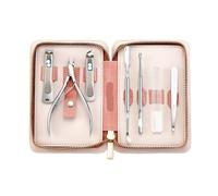 Manicure Set Pedicure Sets Nail Clippers Tools Stainless Steel Scissors Cutter Travel Case Kit 7in1(Mr-6032)