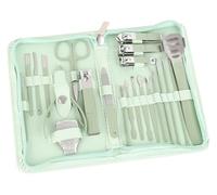 Manicure Set, Professional Nail Clippers Kit, 22-Piece Beauty Nail Tools Zipper Pack Nail Clipper Set