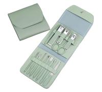 Manicure Set, Professional Nail Clippers Kit, Eyebrow Clipper Manicure Set Folding Bag Nail Clipper Set(12 Pieces)