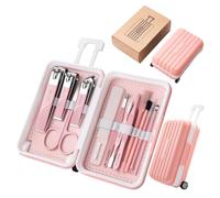 Manicure Set Set Men Women 12 In 1 Toe Finger Care Tools With Portable Travel Case Rust Resistant Manicure Set