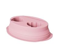 Manicure Soaking Bowl, Gel and Powder Nail Polish Removal Tray, Foldable Soaking Container, Reusable, Dishwasher Safe, Easy to Clean, for Home, On the Go and Salon