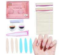 Manicure Tool Set - 12pcs Japanese Nail Kit, Strengthening Care Tools | Buffer File For Seniors Friends Pedicure Home Salon Travel Wedding Bridal Spa Holiday Care Co