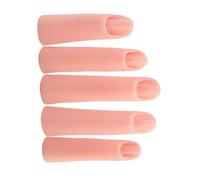 Manicure Training Fingers - Soft Flexible Model, Acrylic Nail Practice Kit, Magnetic Nail Tools, Realistic Hand Trainer with Detachable Tip Design | Flexible Training Fingers for Acrylic Practice