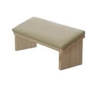 Manicurist Arm Rest, Artificial Leather and Wood Angled Arm Rest | Comfortable Rest Support for Home