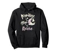Manifest Align Receive Spiritual Manifestation Womens Pullover Hoodie