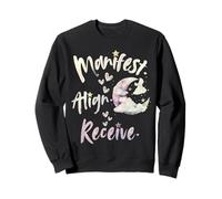 Manifest Align Receive Spiritual Manifestation Womens Sweatshirt