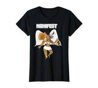 Manifest Angel Value Graphic T-Shirt, Women, Black, M