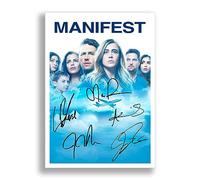 Manifest Cast Signed Autograph A4 Poster Photo Print TV Show Series Season Framed Memorabilia Gift Melissa Roxburgh Josh Dallas (POSTER ONLY)