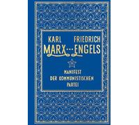 Manifest der Kommunistischen Partei: Leinen mit Goldprägung