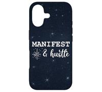 Manifest & Hustle Manifestation Quote Manifesting Spiritual Case for iPhone 17