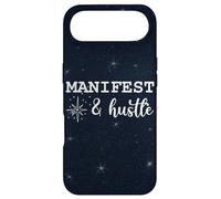 Manifest & Hustle Manifestation Quote Manifesting Spiritual Case for iPhone Air