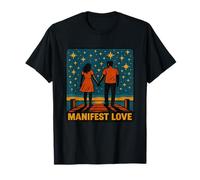 Manifest Love Couple at Sunset Design T-Shirt