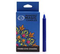 Manifest Magic Candles (Pack Of 12) Indigo Third Eye Chakra