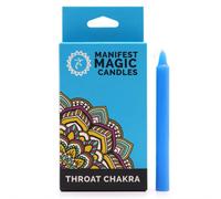 Manifest Magic Candles (Pack Of 12) Throat Chakra