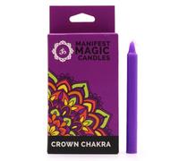 Manifest Magic Candles (Pack Of 12) Violet Crown Chakra