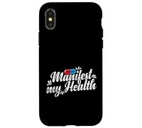 Manifest my Health Placebo Quote Case for iPhone X/XS