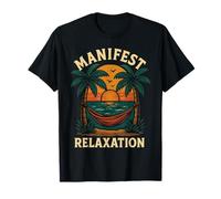 Manifest Relaxation Palm Trees Sunset Vibe T-Shirt