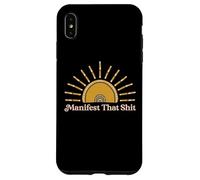 Manifest That Shit Bohemian Sun Boho Spiritual Gift Case for iPhone XS Max