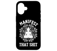 Manifest That Shit Mandala Law Of Attraction Spiritual Gift Case for iPhone 16