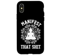 Manifest That Shit Mandala Law Of Attraction Spiritual Gift Case for iPhone X/XS