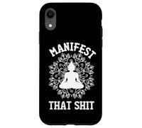 Manifest That Shit Mandala Law Of Attraction Spiritual Gift Case for iPhone XR