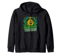 Manifest The Bag Retro Vibes Zip Hoodie