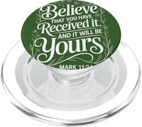 Manifestation Believe That You Have Received It | Mark 11:24 PopSockets PopGrip for MagSafe