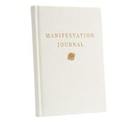 Manifestation Journal: Linen & Gold Attract Succes & Happiness in Your Life | Law of Attraction | The Secret | Christmas | Daily Planner