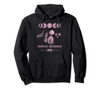 Manifestation Law of Attraction Pink Cute Goth and Punk Pullover Hoodie