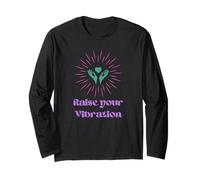Manifestation Raise Your Vibration New Age Trendy Retro Long Sleeve T-Shirt