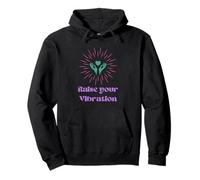 Manifestation Raise Your Vibration New Age Trendy Retro Pullover Hoodie