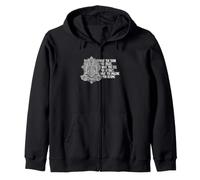 Manifestation Saying What You Think You Create Zip Hoodie