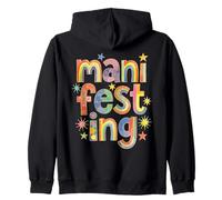 Manifesting Cute Manifestation Zip Hoodie