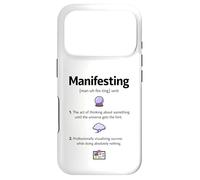 Manifesting Definition novelty graphic men women Case for iPhone 17 Pro