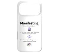 Manifesting Definition novelty graphic men women Case for iPhone 17 Pro Max