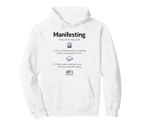 Manifesting Definition novelty graphic men women Pullover Hoodie