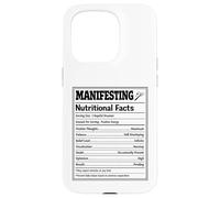 Manifesting Nutritional Facts Spiritual Law of Attraction Case for iPhone 15 Pro