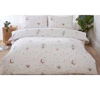 Manifesting or Ikat Easy Care Reversible Duvet Set:King /Manifesting